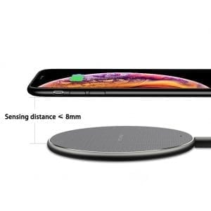 15W Fast Wireless Charger Pad - Qi-Certified for iPhone & Samsung