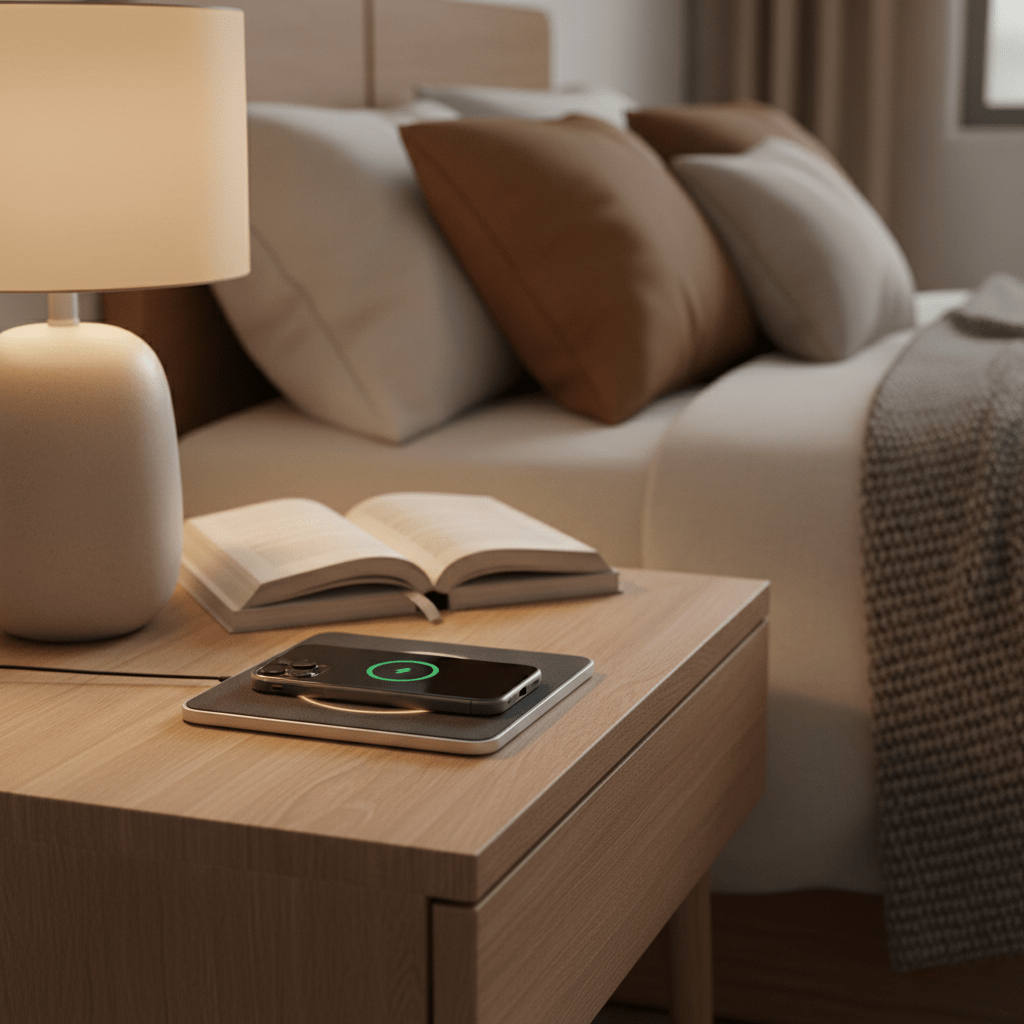 15W Fast Wireless Charger Pad - Qi-Certified for iPhone & Samsung